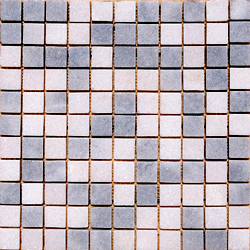 1″ X 1″ White & Grey