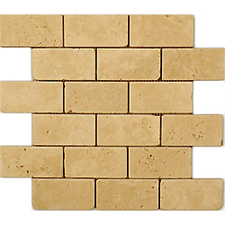 2″X4″ Noche Travertine Mosaic