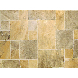 French Pattern Silver & Beige